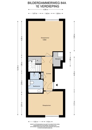 Floorplan - Bilderdammerweg 84A, 1433 HJ Kudelstaart